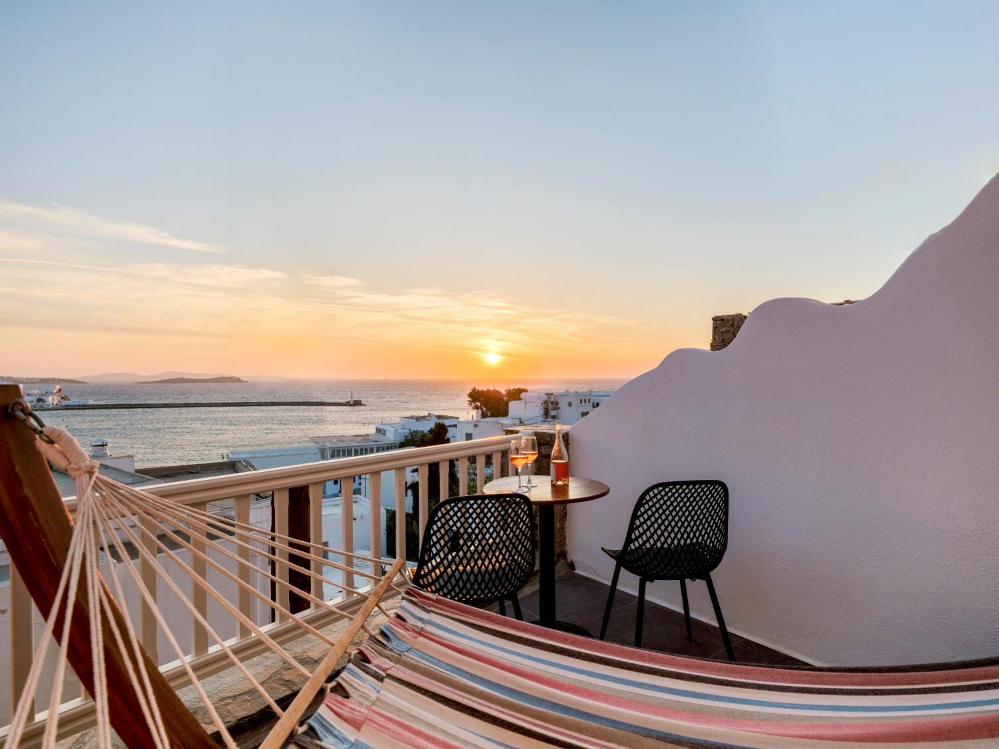 Yalos Hotel Sunset View Mykonos Town Private Rooms Ngoại thất bức ảnh